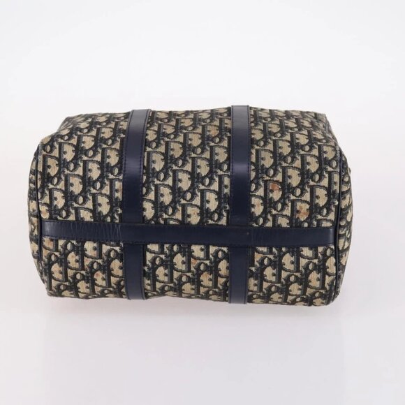 Christian Dior Trotter Canvas Hand Bag Navy Auth BA5304 - Picture 10 of 16